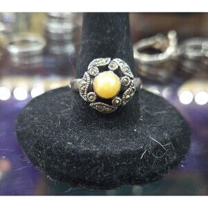Vintage Sterling Silver Ring Sz 7